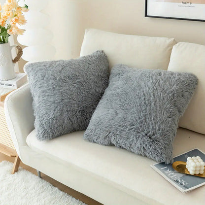 Fundas de Almohada de Piel Sintética Suave y Lujosa