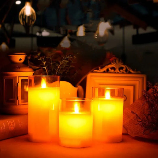 Velas Onix  sin llama recargables por USB